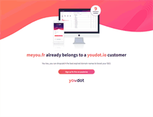 Tablet Screenshot of meyou.fr